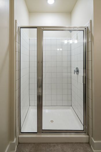Glass-Enclosed Showers, at The Kirkwood, Atlanta, GA